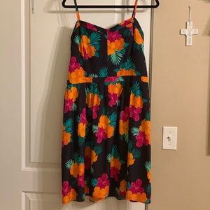 Gap Tropical Fit n Flare Dress